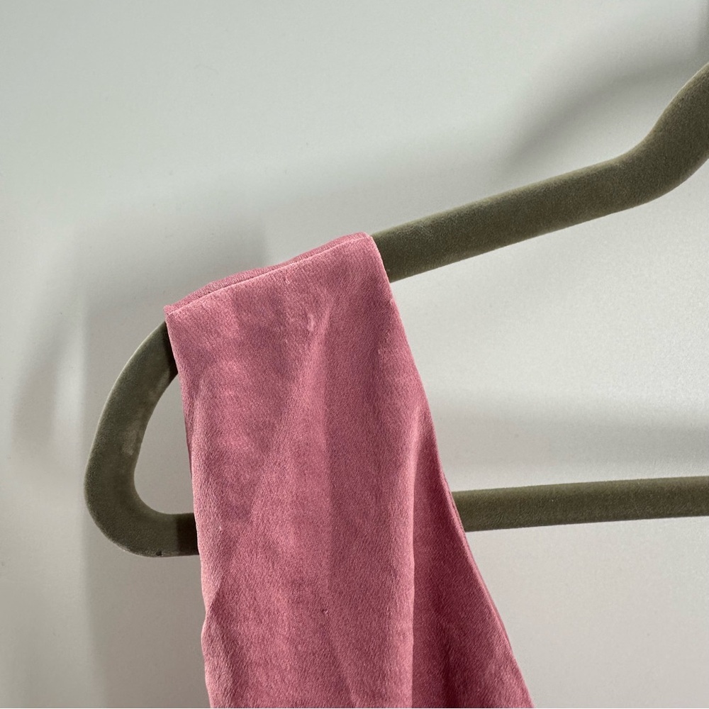 NWT Lulus Loving the Attention Mauve Satin Asymmetrical Ruffled Midi Dress - Picture 8 of 10